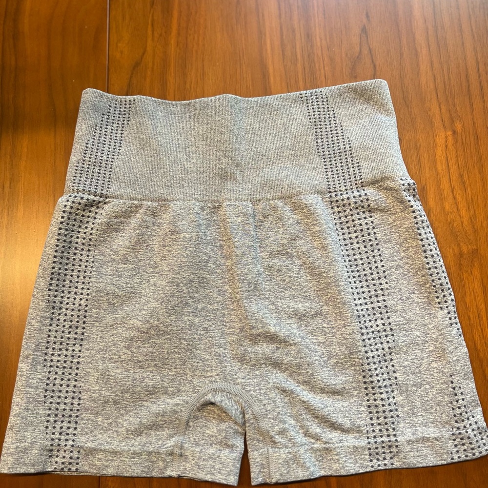 Blueish gray, short bike shorts size small
